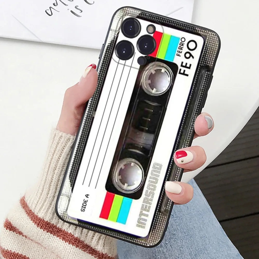 Vintage Cassette Tape Phone Case For iPhone - Premium Mobile Phone Cases from Dressmycell.com - Just $14! Shop now at Dressmycell.com