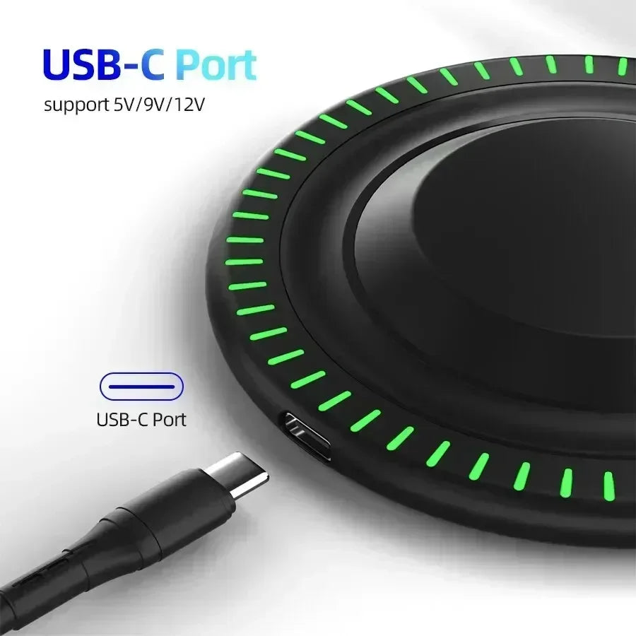 30W Fast Wireless Charging Pad - Premium Chargers & Powerbanks from Dressmycell.com - Just $15! Shop now at Dressmycell.com