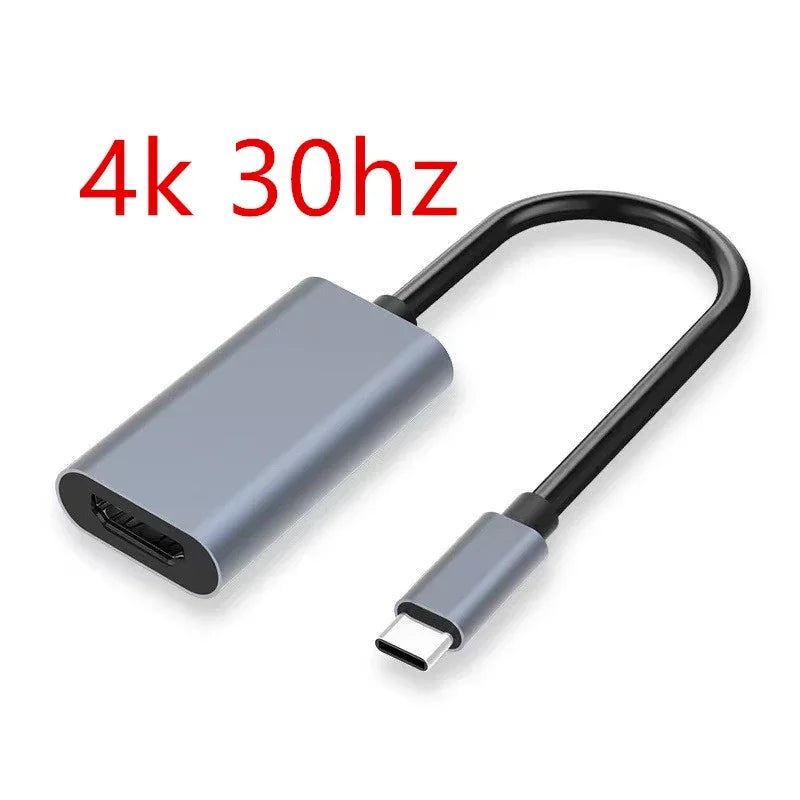 TYPE C to HDMI 4K Adapter (USB-C 3.1 Male to HDTV Female Converter) - Premium Electronics from Dressmycell.com - Just $12.99! Shop now at Dressmycell.com