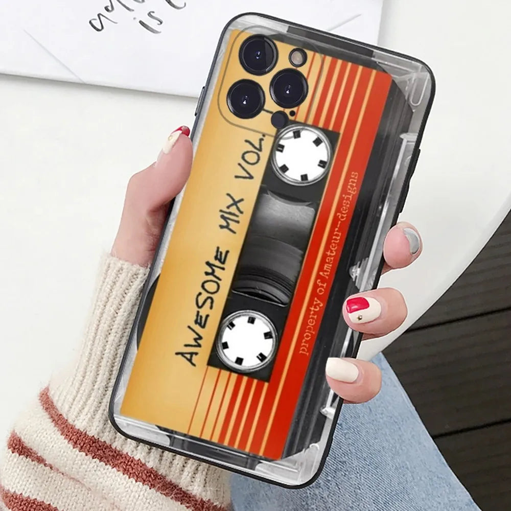 Vintage Cassette Tape Phone Case For iPhone - Premium Mobile Phone Cases from Dressmycell.com - Just $14! Shop now at Dressmycell.com