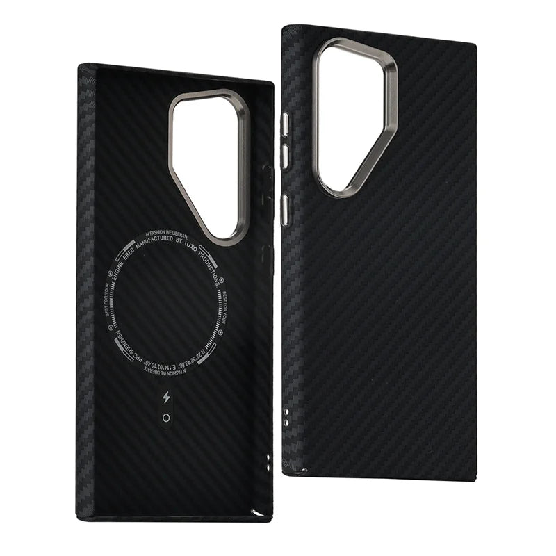 Carbon Fibre Wireless Charging MagSafe Case for Samsung