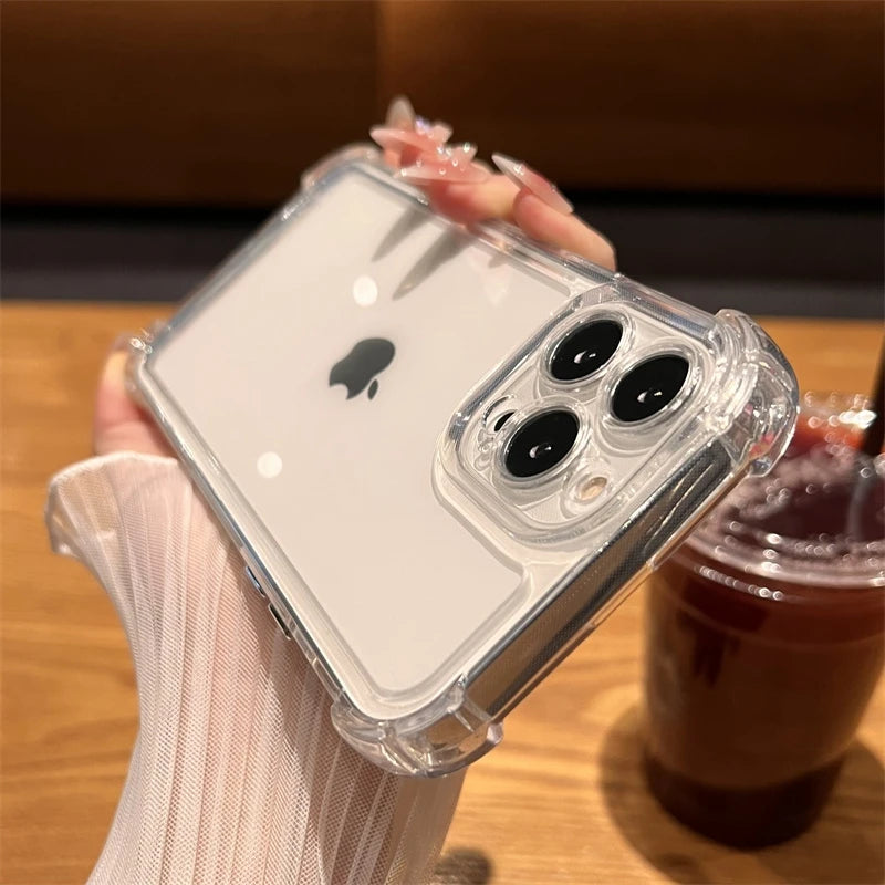 Transparent Lens Protection Case For iPhone - Premium Mobile Phone Cases from Dressmycell.com - Just $13! Shop now at Dressmycell.com