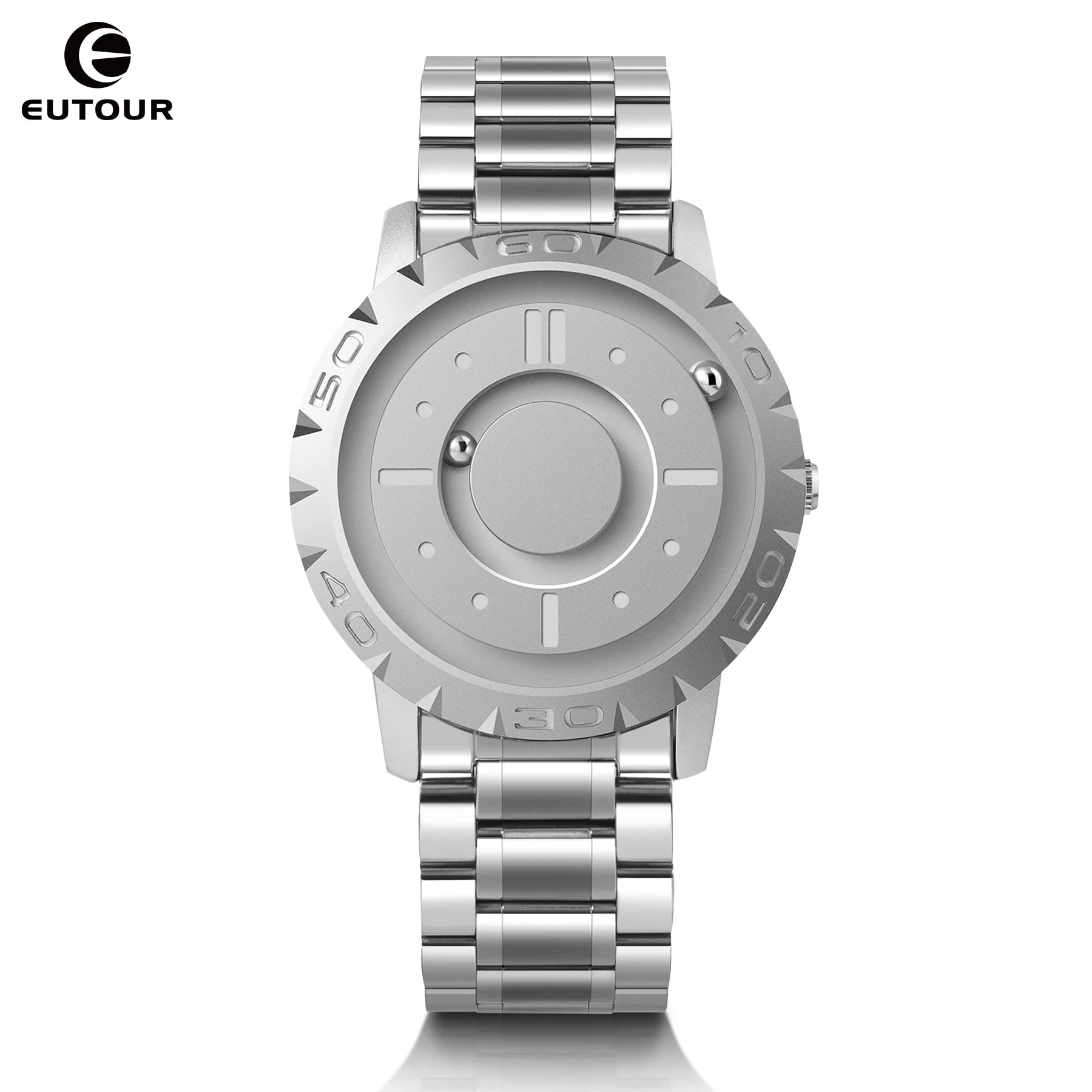 Eutour Iron Ball Magnetic Pointer Quartz Watch for Men - Premium Watches from Eutour - Just $62! Shop now at Dressmycell.com