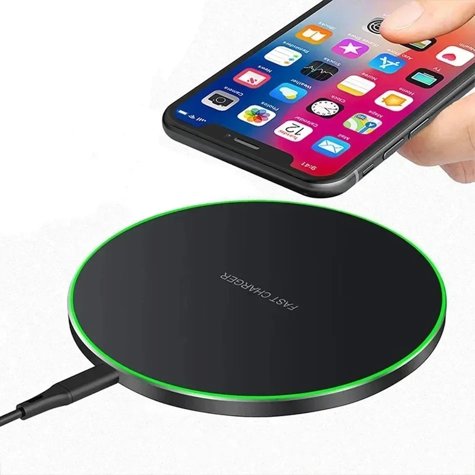 30W Fast Wireless Charging Pad - Premium Chargers & Powerbanks from Dressmycell.com - Just $15! Shop now at Dressmycell.com