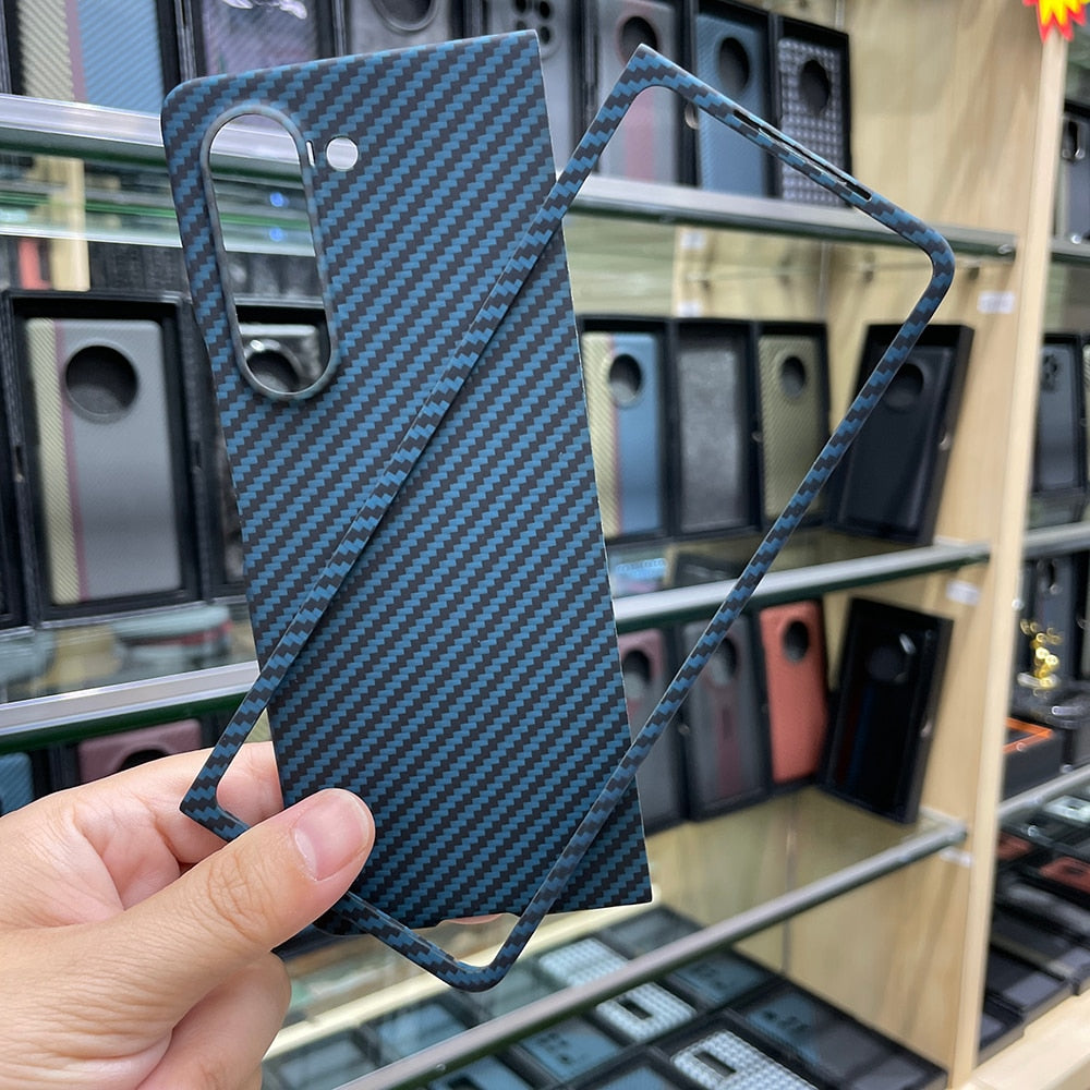 YTF Carbon Fiber Case For Samsung Galaxy Z Fold 5 - Premium Mobile Phone Cases from YTF-Carbon - Just $43! Shop now at Dressmycell.com
