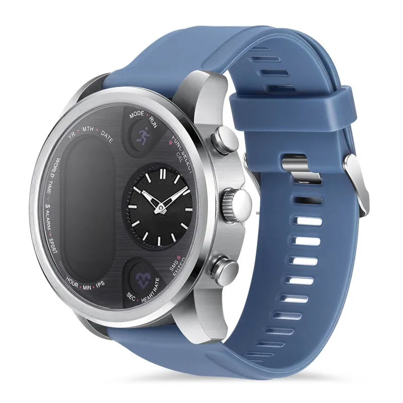 T3 PRO Dual Time Smart Watch - Premium Watches from Dressmycell.com - Just $52! Shop now at Dressmycell.com