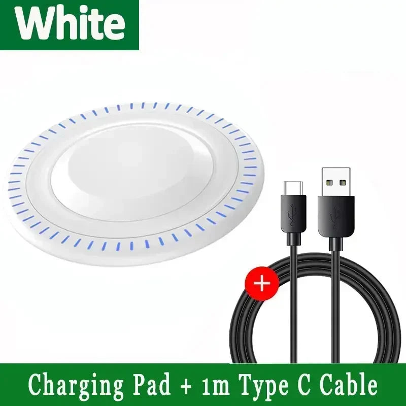 30W Fast Wireless Charging Pad - Premium Chargers & Powerbanks from Dressmycell.com - Just $15! Shop now at Dressmycell.com