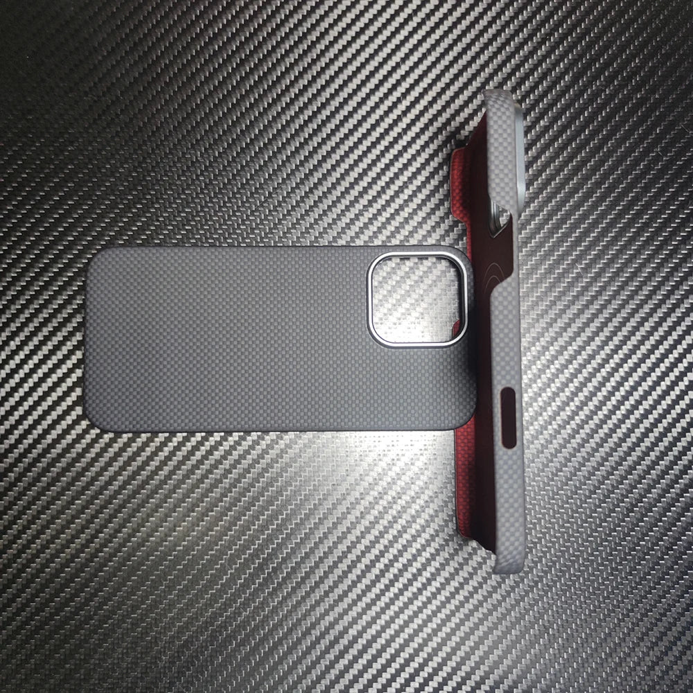 Pure Carbon Fiber MagSafe Ultra-thin Case for iPhone - Premium Mobile Phone Cases from Dressmycell.com - Just $0! Shop now at Dressmycell.com