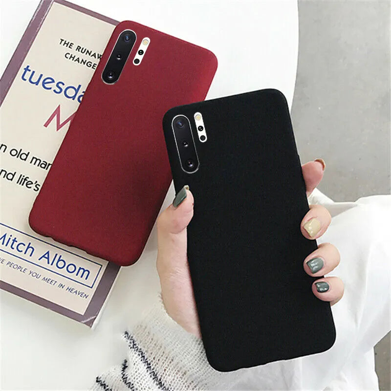 Slim Rubber Matte Soft Case For Samsung Galaxy A Series - Premium Mobile Phone Cases from Dressmycell.com - Just $15! Shop now at Dressmycell.com