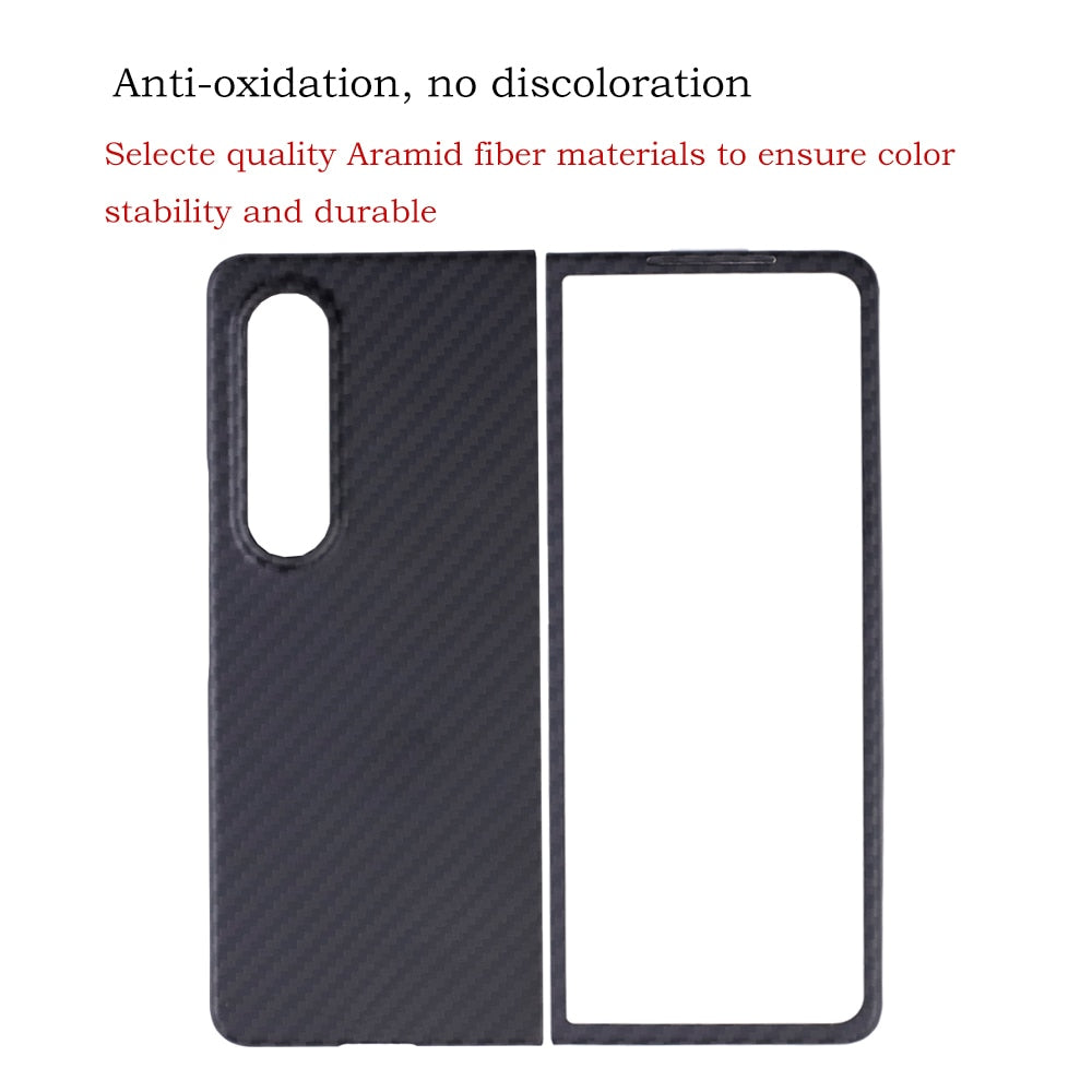YTF-Carbon Fiber Case For Samsung Galaxy Z Fold - Premium Mobile Phone Cases from Dressmycell.com - Just $44.00! Shop now at Dressmycell.com