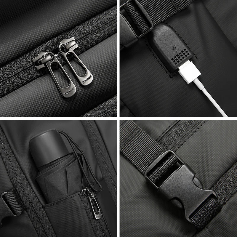 BANGE Capacity USB Charging Backpack - Premium Laptop Bags from Dressmycell.com - Just $70! Shop now at Dressmycell.com