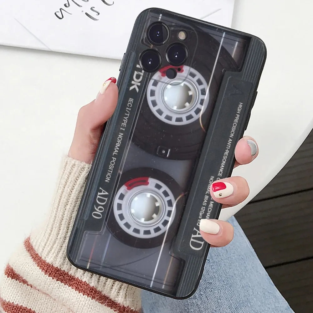 Vintage Cassette Tape Phone Case For iPhone - Premium Mobile Phone Cases from Dressmycell.com - Just $14! Shop now at Dressmycell.com