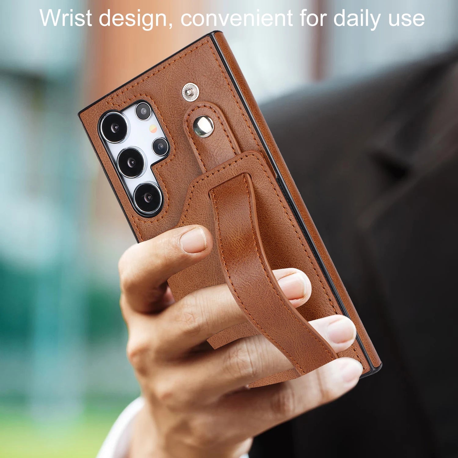 Leather Card Holder Case with Stand For Samsung Galaxy A Series - Premium Mobile Phone Cases from Dressmycell.com - Just $17! Shop now at Dressmycell.com