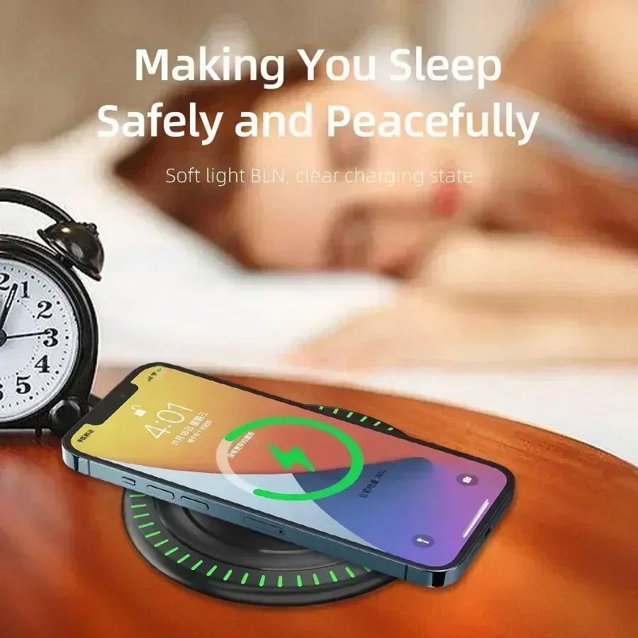 30W Fast Wireless Charging Pad - Premium Chargers & Powerbanks from Dressmycell.com - Just $15! Shop now at Dressmycell.com