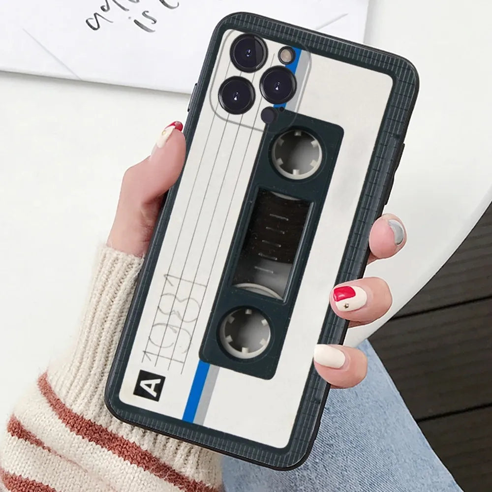 Vintage Cassette Tape Phone Case For iPhone - Premium Mobile Phone Cases from Dressmycell.com - Just $14! Shop now at Dressmycell.com