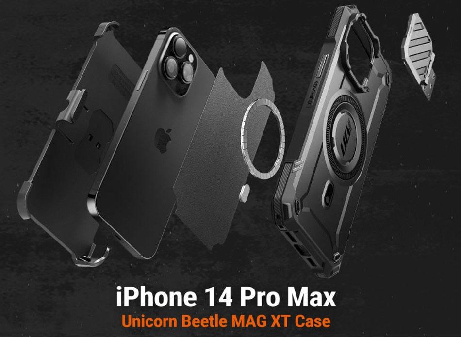 Full Body Rugged Case with Camera Cover & Built-in Kickstand For iPhone Pro Max - Premium Mobile Phone Cases from SUPCASE - Just $49! Shop now at Dressmycell.com