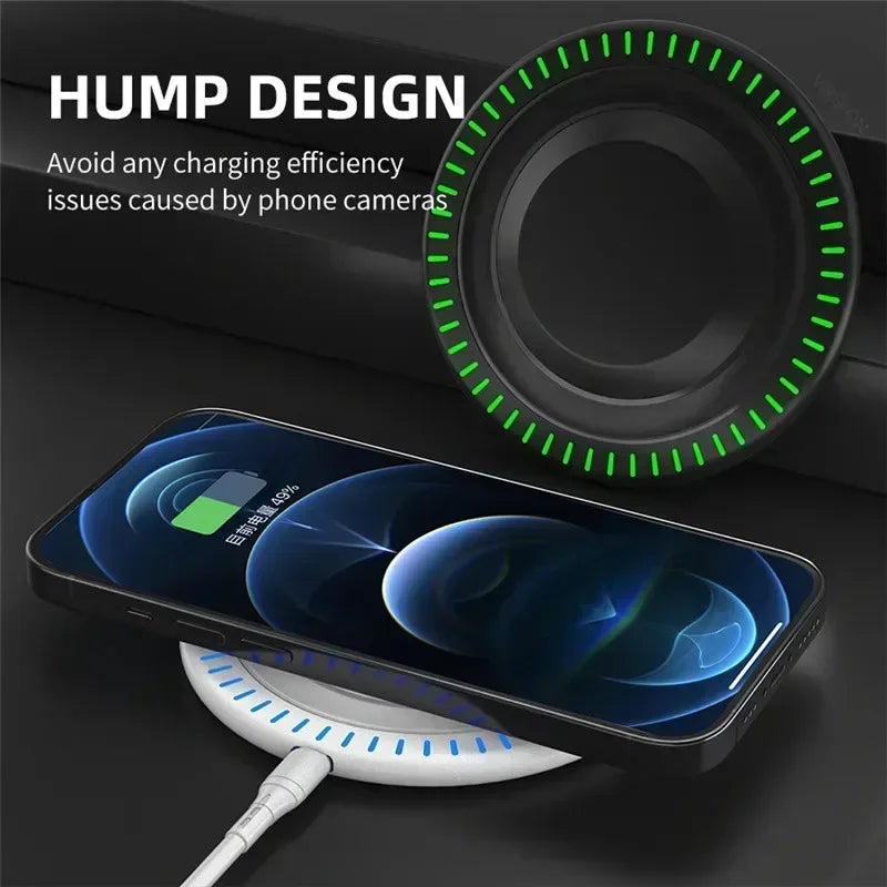 30W Fast Wireless Charging Pad - Premium Chargers & Powerbanks from Dressmycell.com - Just $15! Shop now at Dressmycell.com