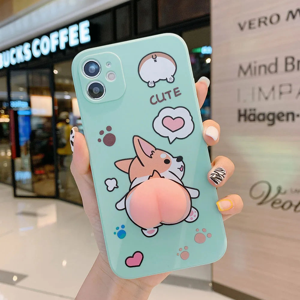 Cute Squishy Butt Case For Samsung Galaxy A Series - Premium Mobile Phone Cases from Dressmycell.com - Just $16! Shop now at Dressmycell.com