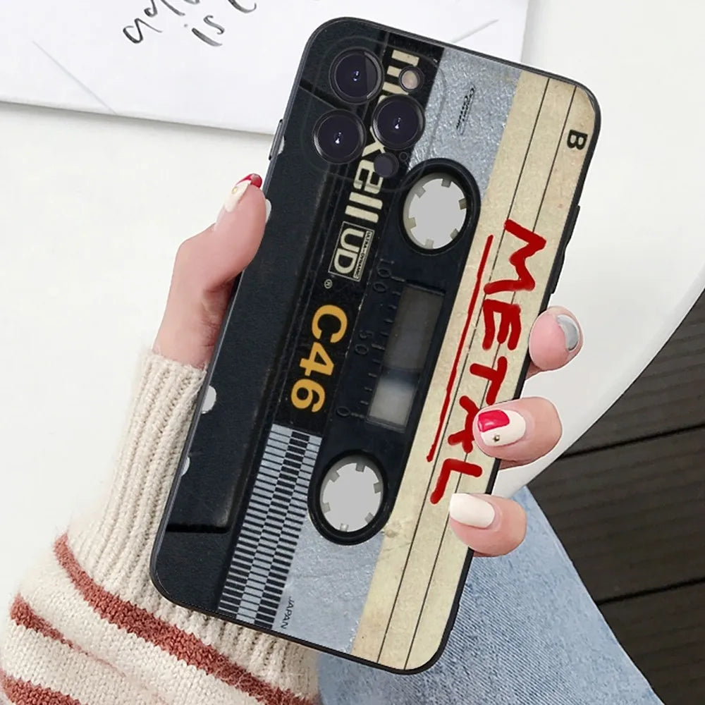 Vintage Cassette Tape Phone Case For iPhone - Premium Mobile Phone Cases from Dressmycell.com - Just $14! Shop now at Dressmycell.com