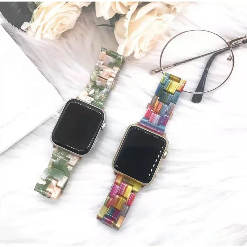 Resin Wrist band for Apple Watch - Premium Apple Watch Accessories from Dressmycell.com - Just $20! Shop now at Dressmycell.com