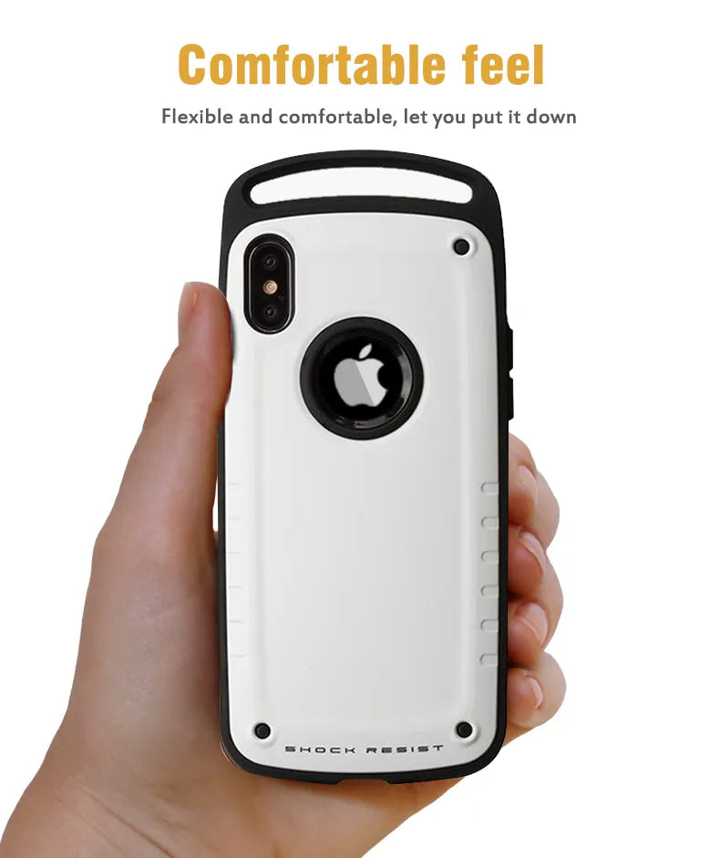 Heavy Duty Armor Shockproof Case For iPhone - Premium Mobile Phone Cases from Dressmycell.com - Just $18! Shop now at Dressmycell.com