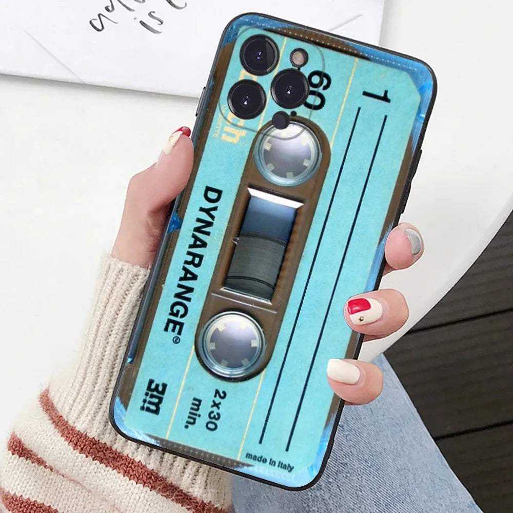 Vintage Cassette Tape Phone Case For iPhone - Premium Mobile Phone Cases from Dressmycell.com - Just $14! Shop now at Dressmycell.com