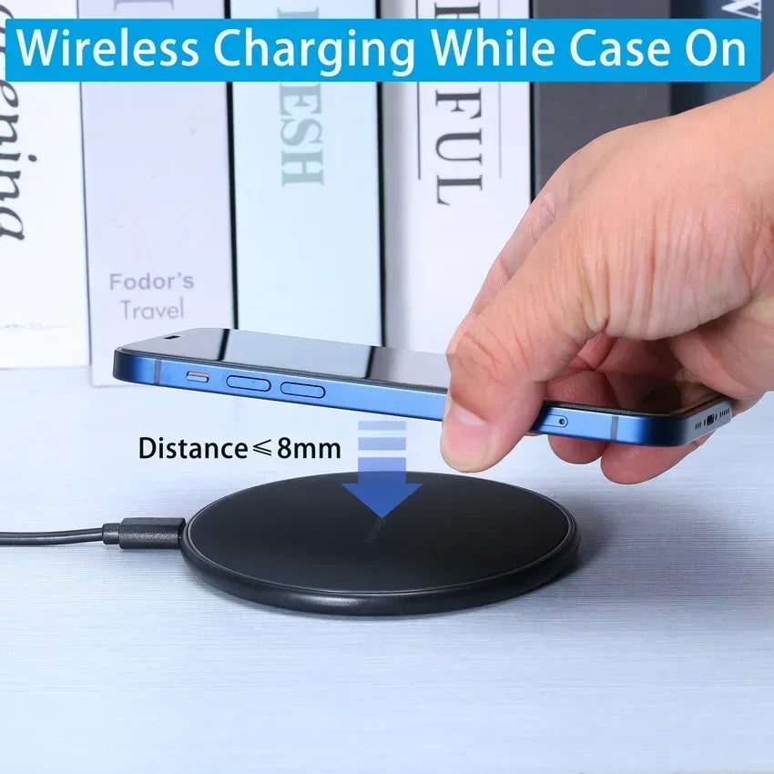 30W Fast Wireless Charging Pad - Premium Chargers & Powerbanks from Dressmycell.com - Just $15! Shop now at Dressmycell.com