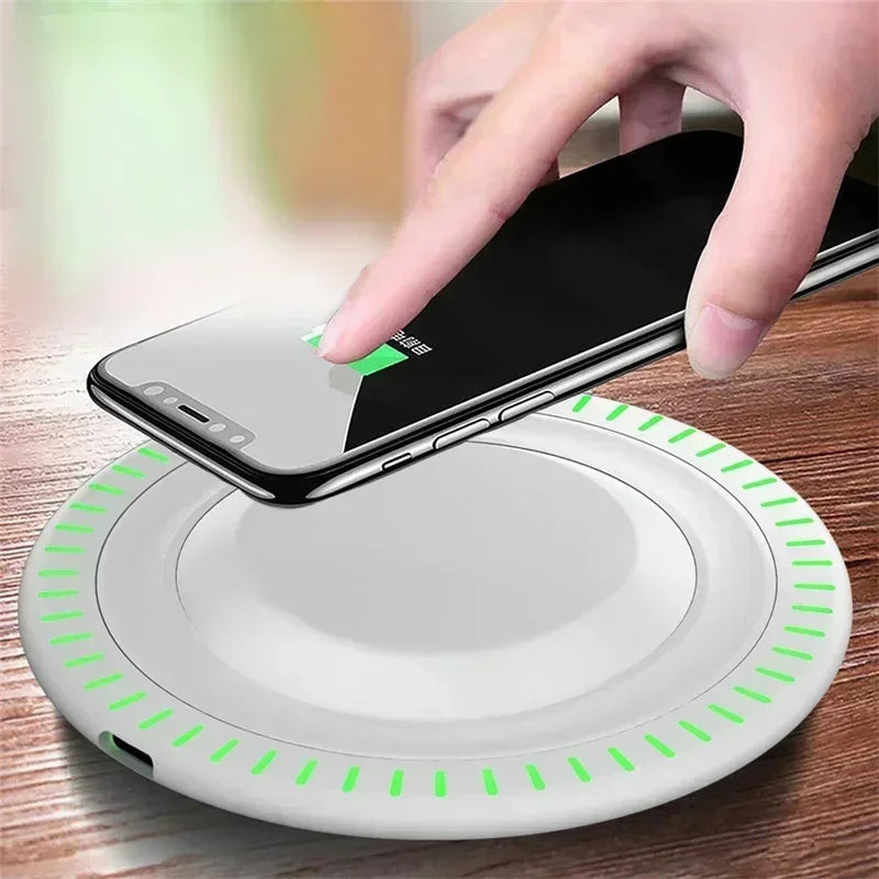 30W Fast Wireless Charging Pad - Premium Chargers & Powerbanks from Dressmycell.com - Just $15! Shop now at Dressmycell.com