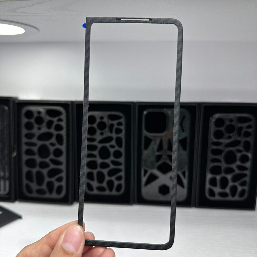 Ultra Thin Carbon Fiber case For Samsung Galaxy Z Fold 5 - Premium Mobile Phone Cases from QADIR - Just $45.00! Shop now at Dressmycell.com