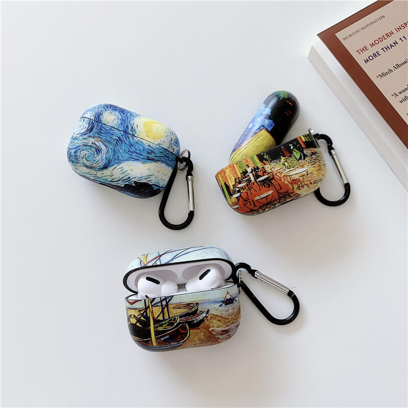 Van Gogh Oil Painting Protective Case for Airpods - Premium Airpods Cases from Dressmycell.com - Just $14.00! Shop now at Dressmycell.com