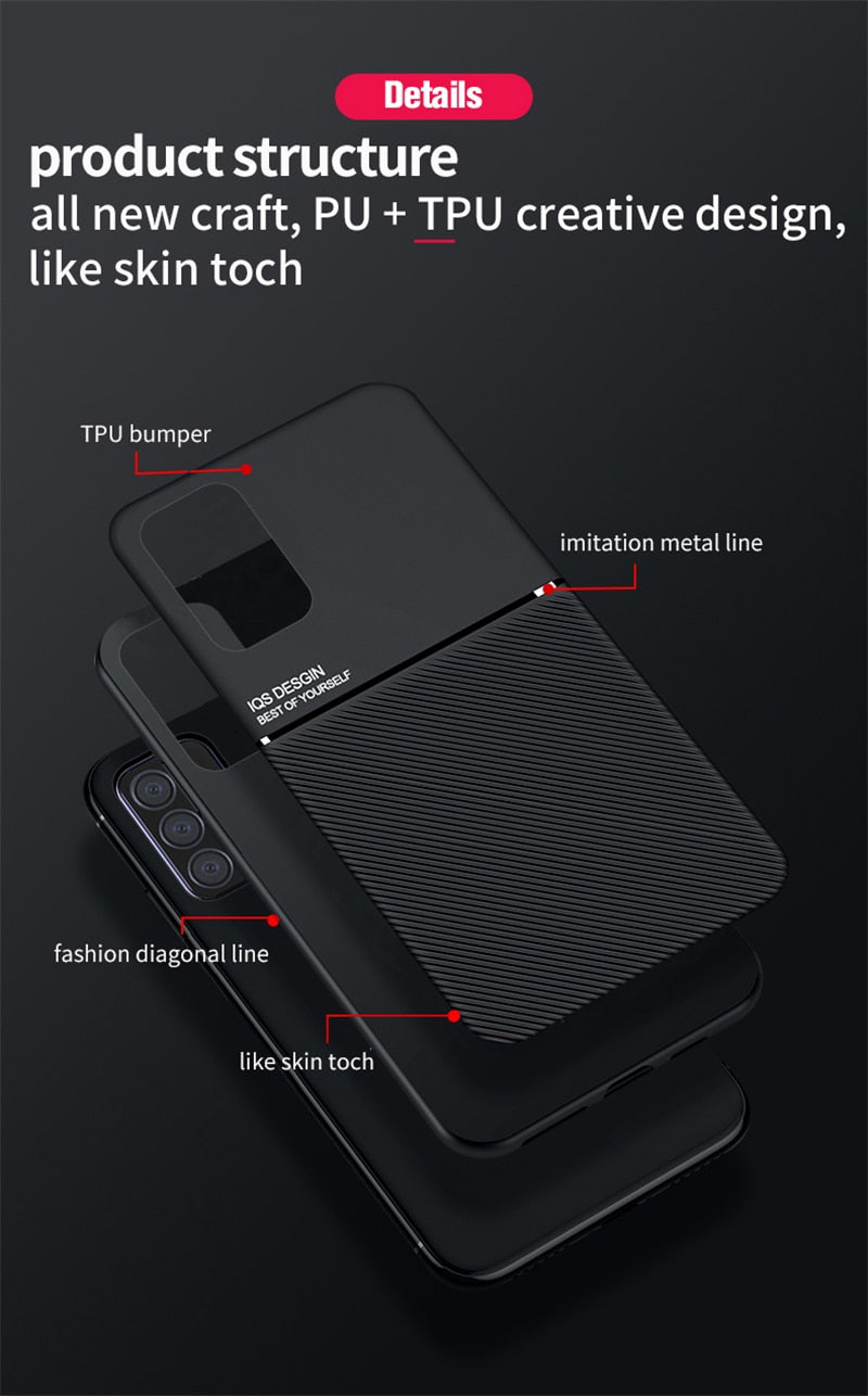 Leather Magnetic Case For Samsung - Premium Mobile Phone Cases from Dressmycell.com - Just $18.00! Shop now at Dressmycell.com