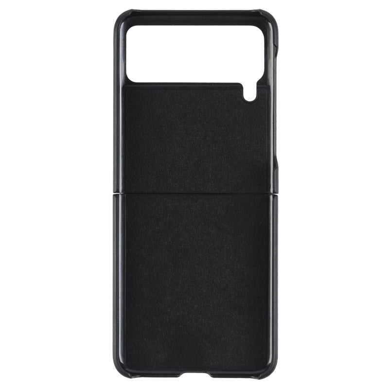 Litchi Leather Case for Samsung Galaxy Z Flip - Premium Mobile Phone Cases from Dressmycell.com - Just $20.00! Shop now at Dressmycell.com