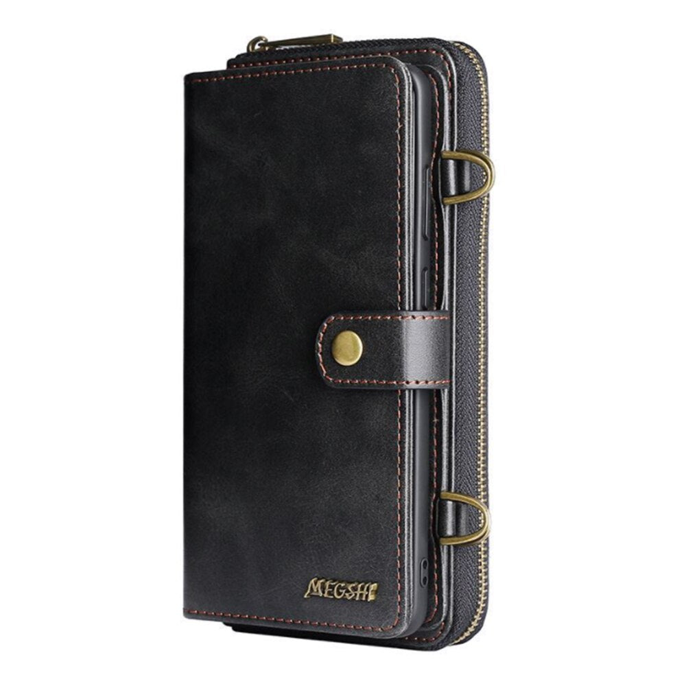 Leather Magnetic Wallet Flip Case For Samsung - Premium Mobile Phone Cases from Dressmycell.com - Just $30.00! Shop now at Dressmycell.com