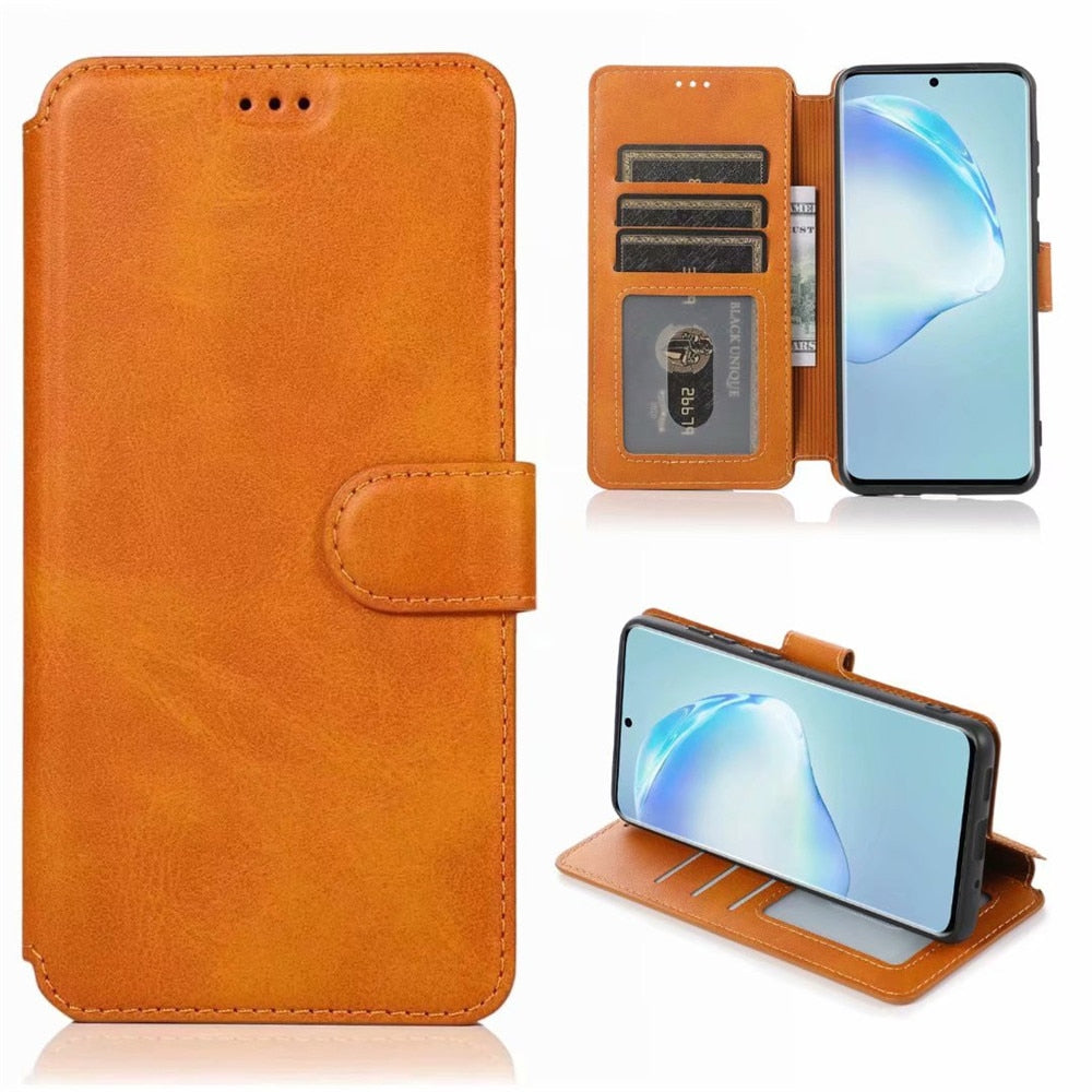Wallet Leather Flip Case For Samsung - Premium Mobile Phone Cases from Dressmycell.com - Just $16.00! Shop now at Dressmycell.com