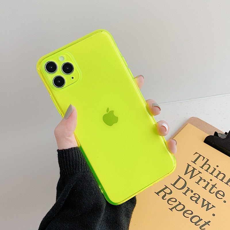 Neon Fluorescent Case For iPhone - Premium Mobile Phone Cases from Dressmycell.com - Just $14.00! Shop now at Dressmycell.com
