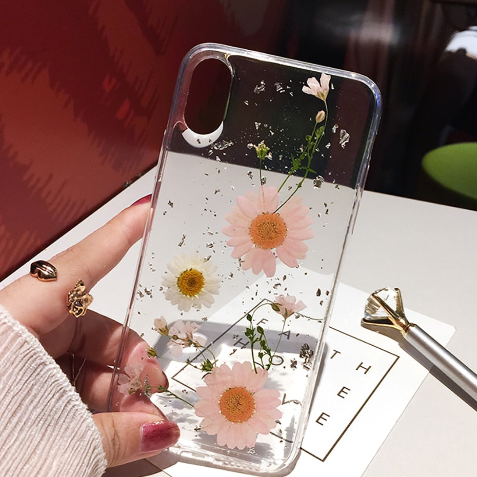 Floral Clear Case For iPhone - Premium Mobile Phone Cases from Dressmycell.com - Just $16.00! Shop now at Dressmycell.com