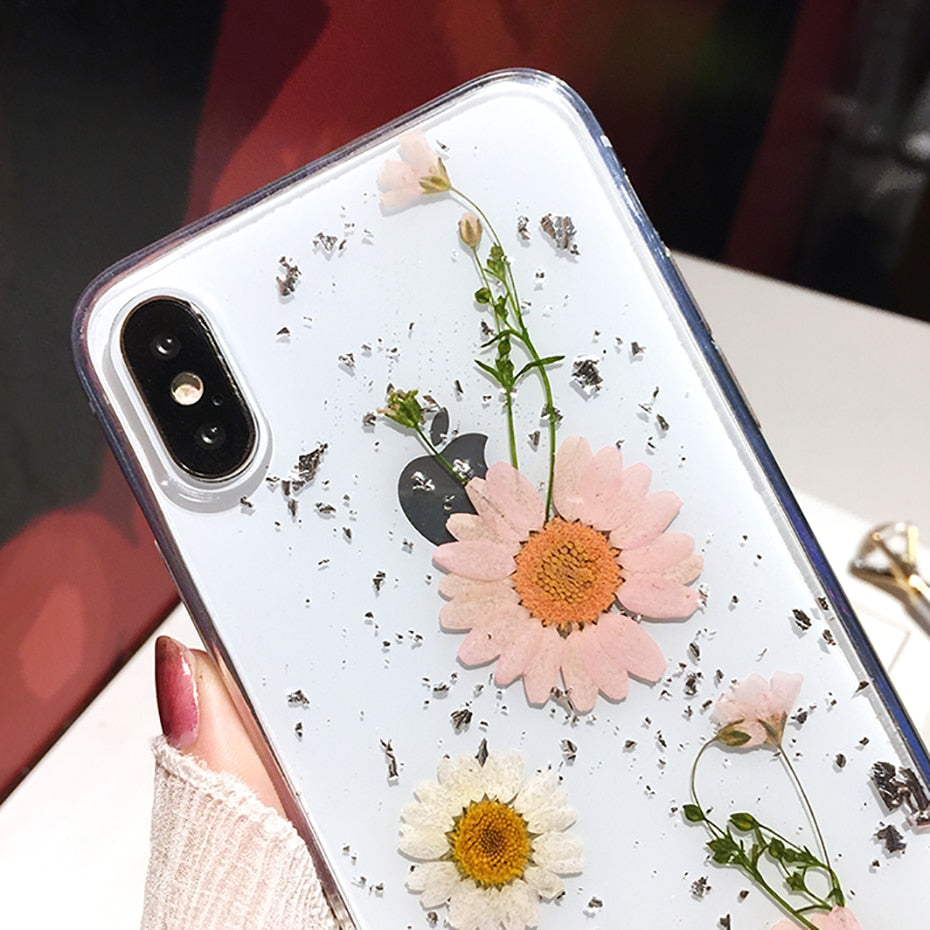 Floral Clear Case For iPhone - Premium Mobile Phone Cases from Dressmycell.com - Just $16.00! Shop now at Dressmycell.com