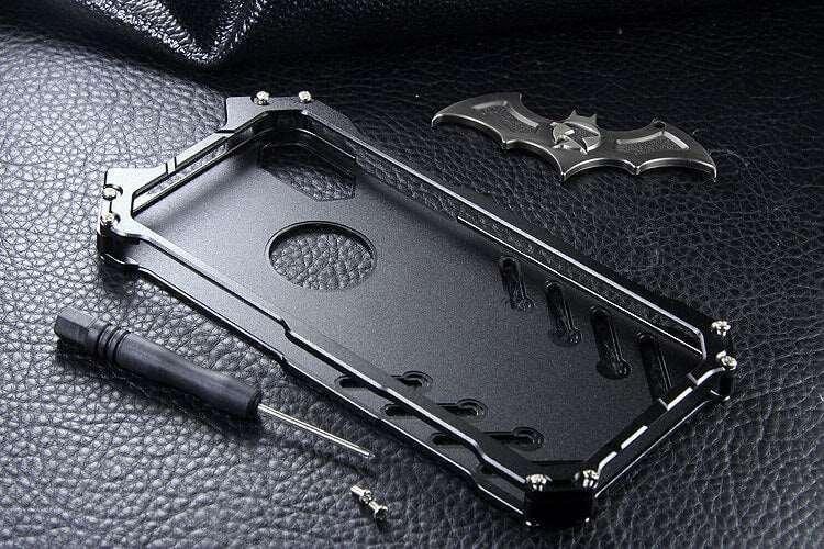 Batman Metal Armor Shockproof Case For iPhone - Premium Mobile Phone Cases from JSLTXDY - Just $35.00! Shop now at Dressmycell.com