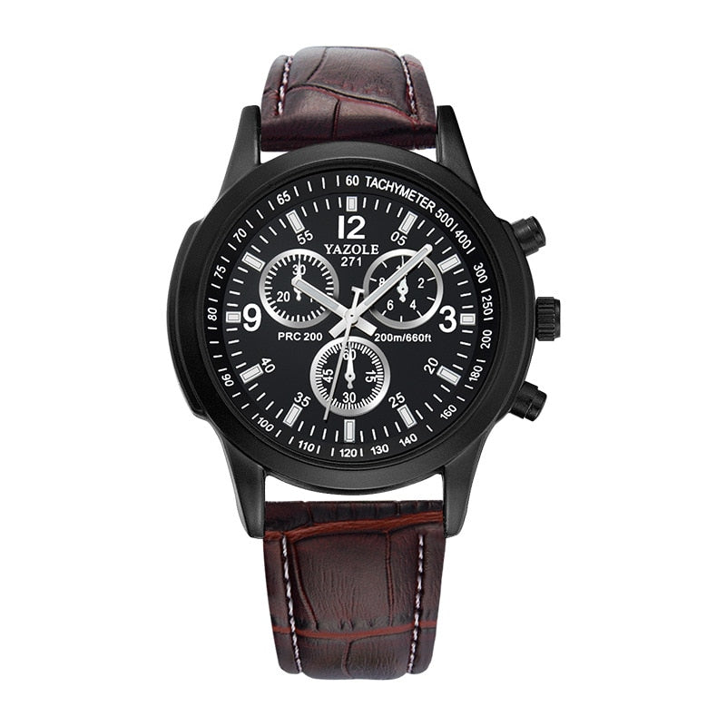 Casual Waterproof Quartz Watch For Men - Premium Watches from Dressmycell.com - Just $20.00! Shop now at Dressmycell.com