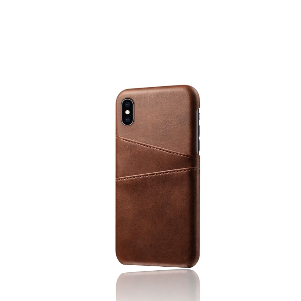 Leather Card Holder Case for iPhone - Premium Mobile Phone Cases from Dressmycell.com - Just $16.00! Shop now at Dressmycell.com