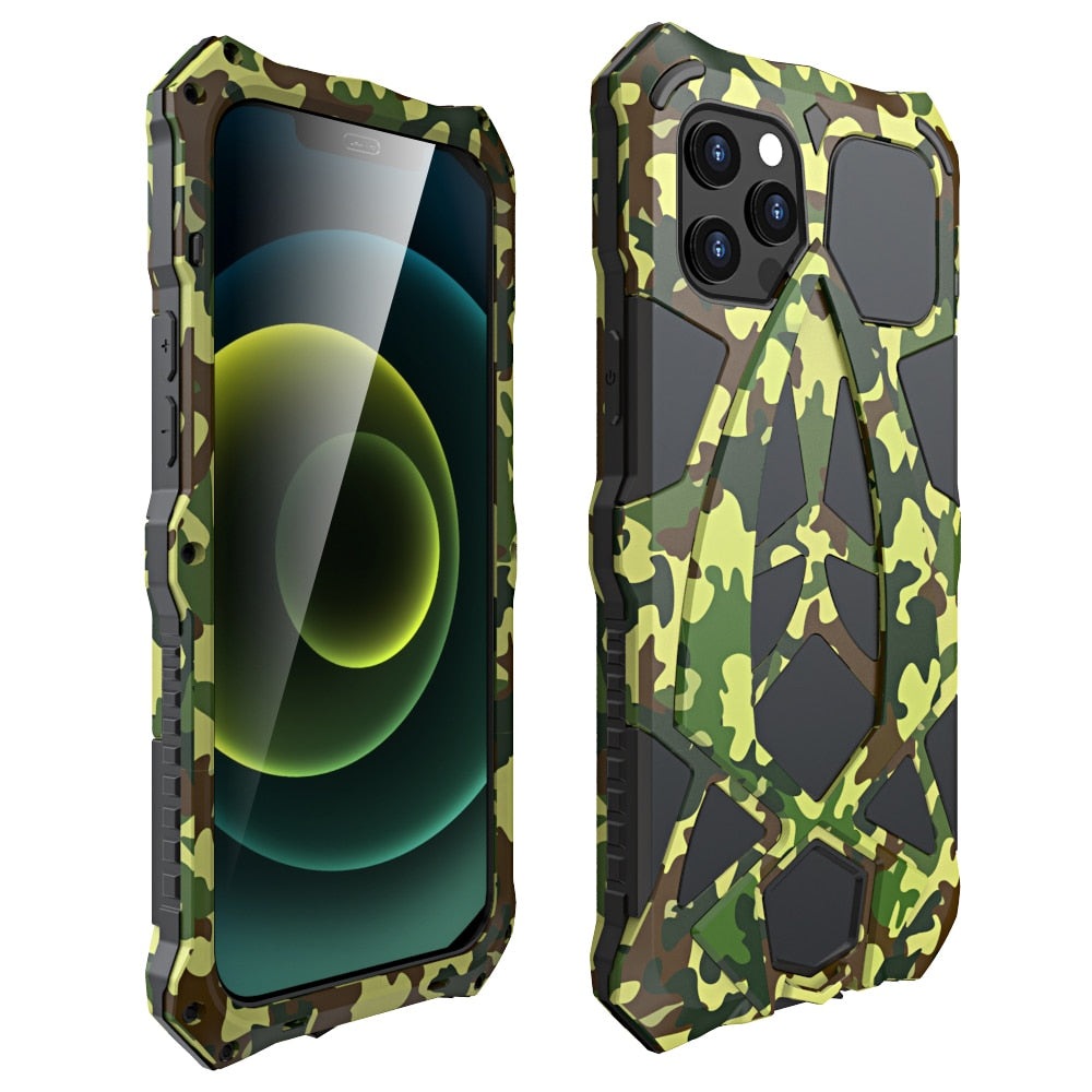Metal Shockproof Armor Case for iPhone - Premium Mobile Phone Cases from Luphie - Just $38.00! Shop now at Dressmycell.com