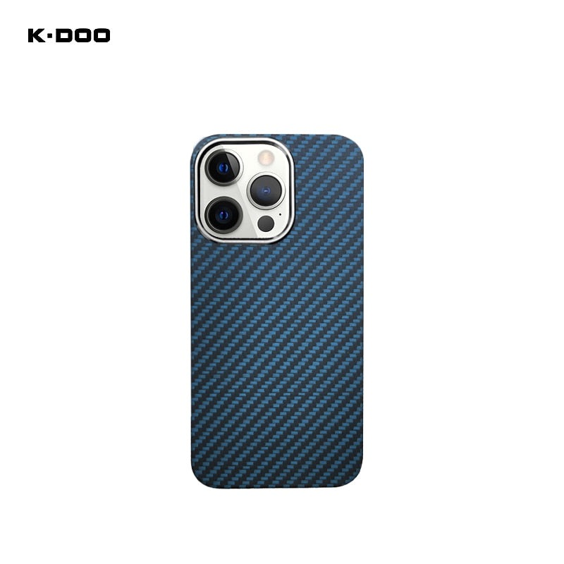 Kevlar MagSafe Carbon Fiber Protective Case for iPhone - Premium Mobile Phone Cases from Dressmycell.com - Just $52.00! Shop now at Dressmycell.com