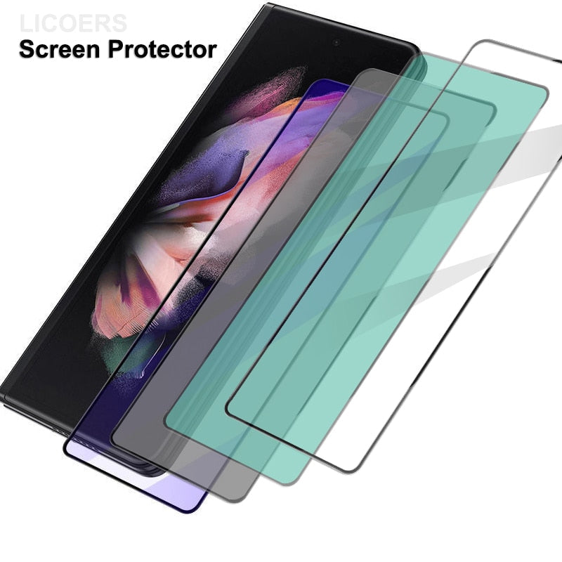 Tempered Glass Screen Protector for Samsung Galaxy Z Fold - Premium Screen Protectors from Dressmycell.com - Just $15.00! Shop now at Dressmycell.com