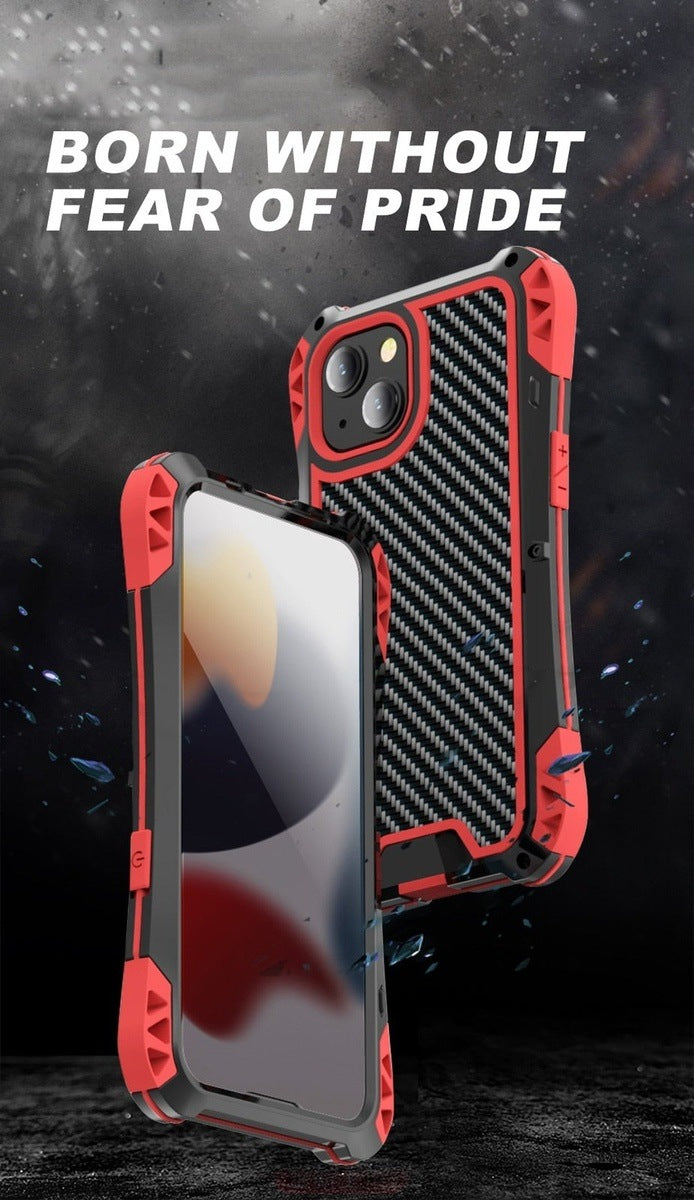 R-JUST Military Grade Shockproof Metal Case For iPhone - Premium Mobile Phone Cases from R-Just - Just $35.00! Shop now at Dressmycell.com