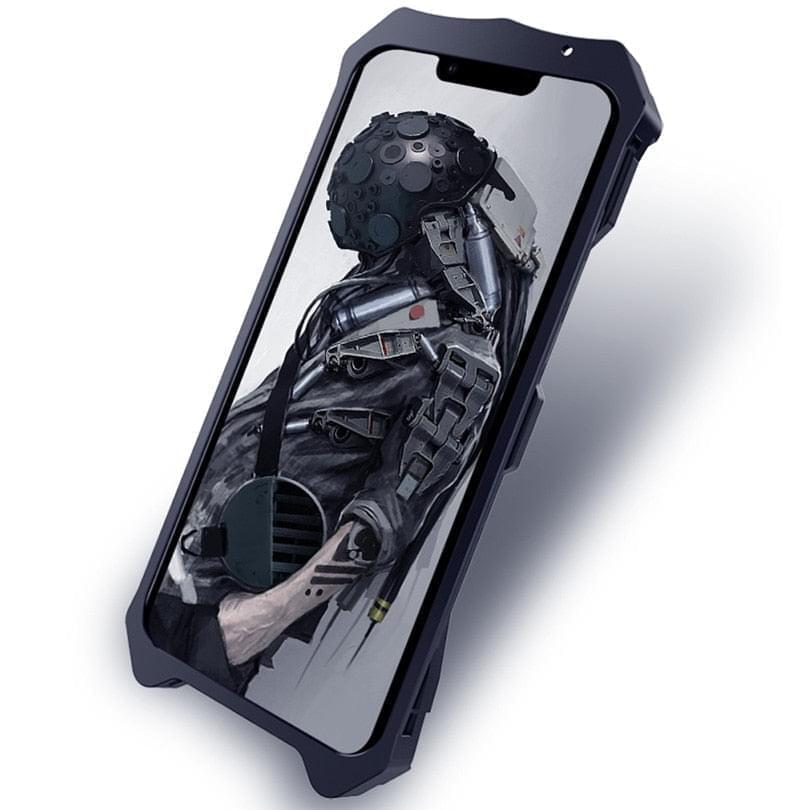 Aluminum Shockproof Armor Case For iPhone - Premium Mobile Phone Cases from Dressmycell.com - Just $38.00! Shop now at Dressmycell.com