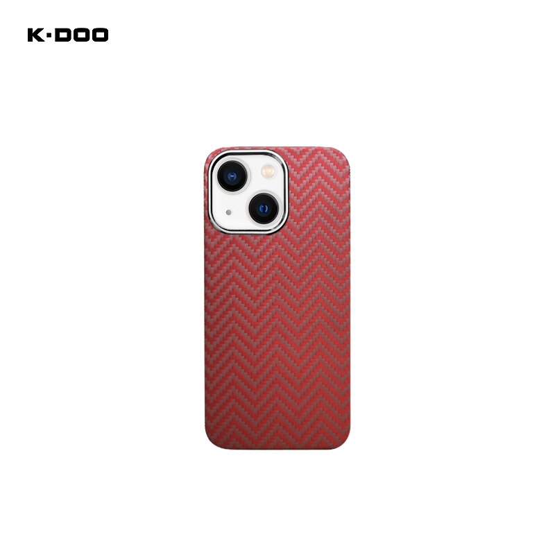 Kevlar MagSafe Carbon Fiber Protective Case for iPhone - Premium Mobile Phone Cases from Dressmycell.com - Just $52.00! Shop now at Dressmycell.com