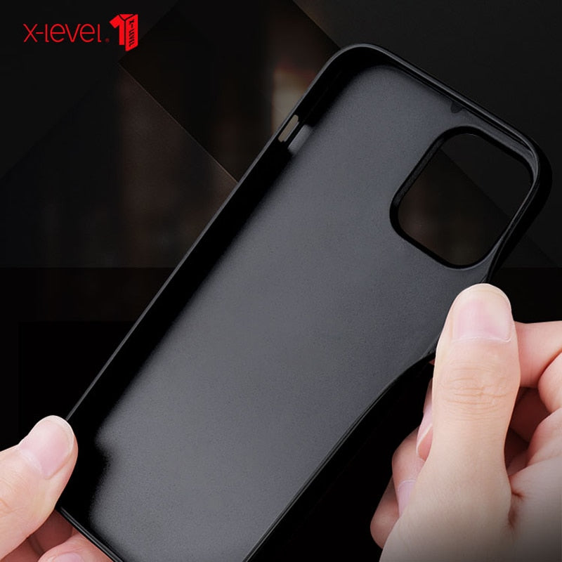X-Level Soft Silicone Leather Back Cover for iPhone - Premium Mobile Phone Cases from Dressmycell.com - Just $18.00! Shop now at Dressmycell.com