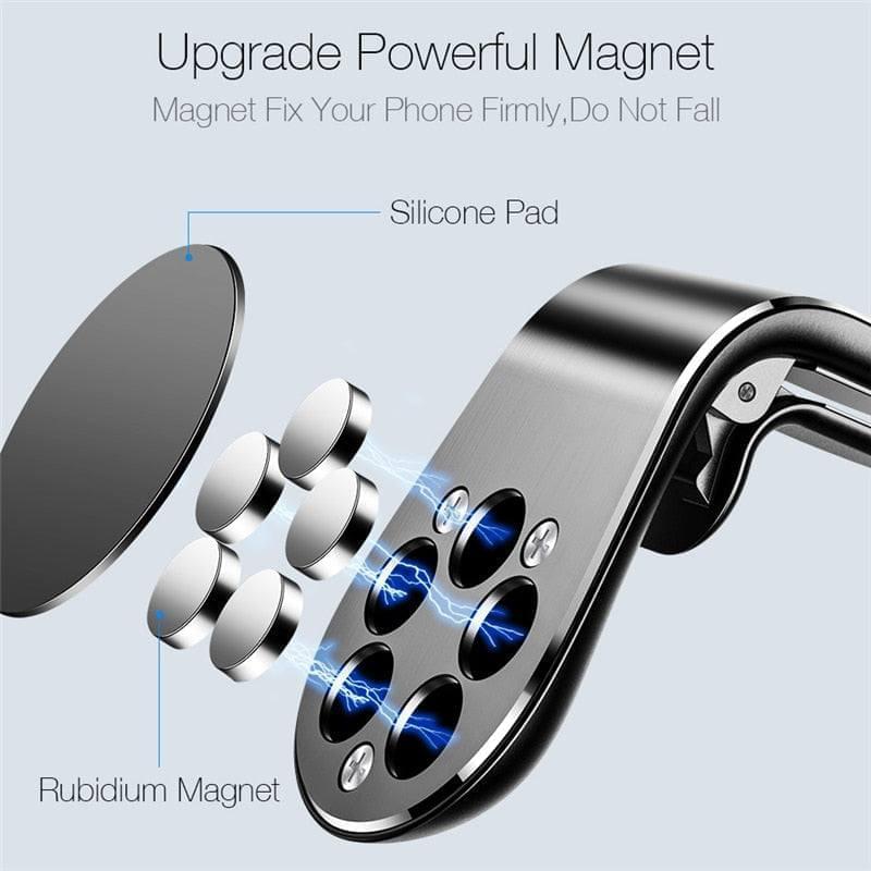 360 Metal Magnetic Car Phone Holder - Premium Other Phone Accessories from Dressmycell.com - Just $16.00! Shop now at Dressmycell.com