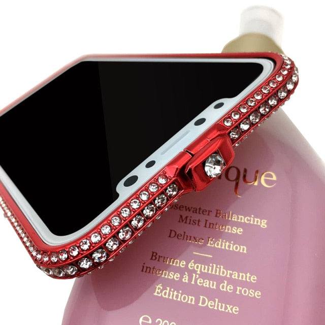 Crystal Diamond Bumper For iPhone - Premium Mobile Phone Cases from Dressmycell.com - Just $20.00! Shop now at Dressmycell.com
