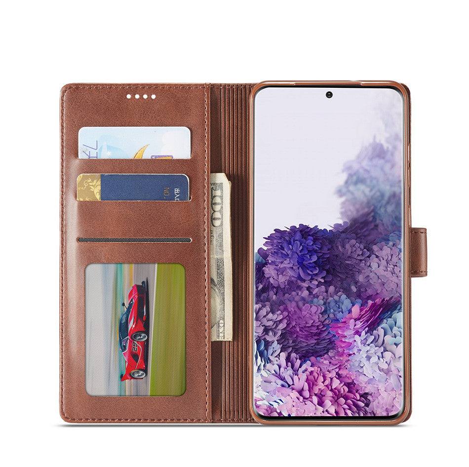 Luxurious Leather Flip Case For Samsung Galaxy A Series - Premium Mobile Phone Cases from Dressmycell.com - Just $18.00! Shop now at Dressmycell.com